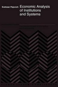 Enlarge image Cover: Economic Analysis of Institutions and Systems - Kluwer Academic Publishers