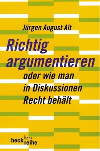 Abbildung von: Richtig argumentieren - C.H.BECK