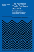 Cover: The Australian Trade Practices Act 1974 - Springer