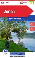 Cover: K&uuml;mmerly+Frey Velokarte 6 Z&uuml;rich 1:60.000 - Hallwag K&uuml;mmerly+Frey