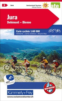 Abbildung von: Kümmerly+Frey Velokarte 3 Jura 1:60.000 - Hallwag Kümmerly+Frey