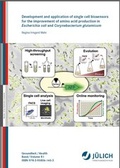 Cover: Development and application of single cell biosensors for the improvement of amino acid production in Escherichia coli and Corynebacterium glutamicum - Verlag des Forschungszentrums J&uuml;lich