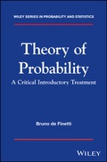 Cover: Theory of Probability - Wiley