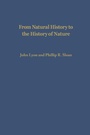 Cover: From Natural History to the History of Nature - University of Notre Dame Press
