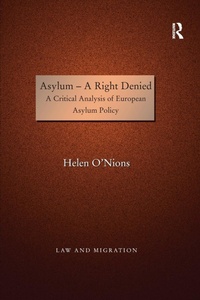 Abbildung von: Asylum - A Right Denied - Routledge
