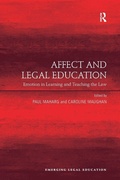Cover: Affect and Legal Education - Routledge
