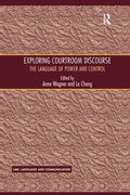 Abbildung von: Exploring Courtroom Discourse - Routledge