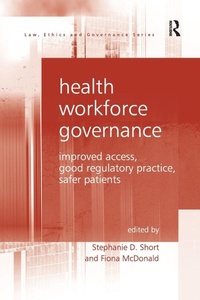 Enlarge image Cover: Health Workforce Governance - Routledge