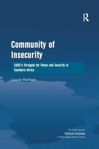 Enlarge image Cover: Community of Insecurity - Routledge