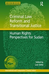 Enlarge image Cover: Criminal Law Reform and Transitional Justice - Routledge