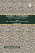 Cover: Transparency, Power, and Control - Routledge