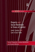 Cover: Property and Social Resilience in Times of Conflict - Routledge
