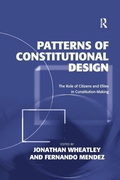 Cover: Patterns of Constitutional Design - Routledge