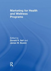 Enlarge image Cover: Marketing for Health and Wellness Programs - Routledge