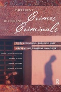 Cover: Different Crimes, Different Criminals - Routledge