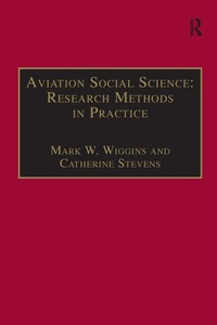 Enlarge image Cover: Aviation Social Science: Research Methods in Practice - Routledge