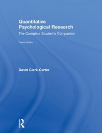 Bild vergrößern Bild: Quantitative Psychological Research - Routledge