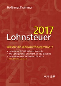 Enlarge image Cover: Lohnsteuer 2017 - Manz