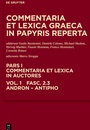 Cover: Andron, Antimachus, Antiphon - De Gruyter