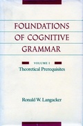 Cover: Foundations of Cognitive Grammar - Stanford University Press