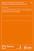 Cover: Denial-of-Benefits-Klauseln in internationalen Investitionsschutzvertr&auml;gen - Facultas