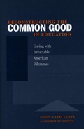 Cover: Reconstructing the Common Good in Education - Stanford University Press