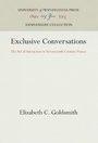 Cover: Exclusive Conversations - University of Pennsylvania Press