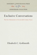 Cover: Exclusive Conversations - University of Pennsylvania Press