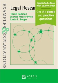 Enlarge image Cover: Examples & Explanations for Legal Research - Wolters Kluwer Law & Business