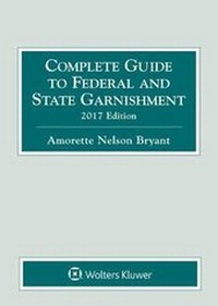 Enlarge image Cover: Complete Guide to Federal and State Garnishment - Aspen Publishers