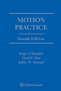 Enlarge image Cover: Motion Practice - Wolters Kluwer Law & Business