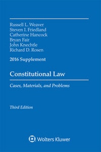 Enlarge image Cover: Constitutional Law - Aspen Publishers