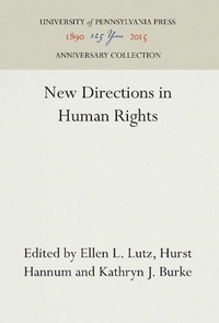 Enlarge image Cover: New Directions in Human Rights - University of Pennsylvania Press