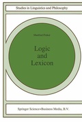 Cover: Logic and Lexicon - Kluwer Academic Publishers