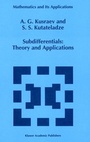 Cover: Subdifferentials: Theory and Applications - Kluwer Academic Publishers