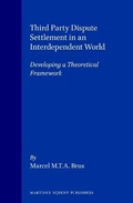 Abbildung von: Third Party Dispute Settlement in an Interdependent World:Developing a Theoretical Framework - Kluwer Academic Publishers