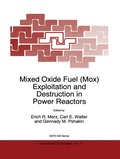Cover: Mixed Oxide Fuel (Mox) Exploitation and Destruction in Power Reactors - Springer