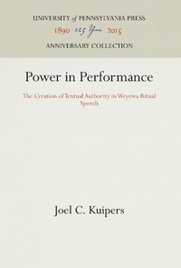 Enlarge image Cover: Power in Performance - University of Pennsylvania Press