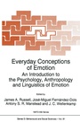 Cover: Everyday Conceptions of Emotion - Springer
