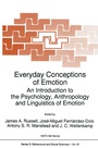Cover: Everyday Conceptions of Emotion - Springer
