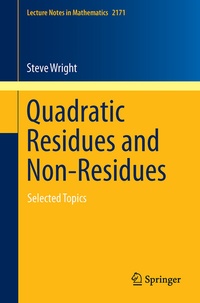 Abbildung von: Quadratic Residues and Non-Residues - Springer