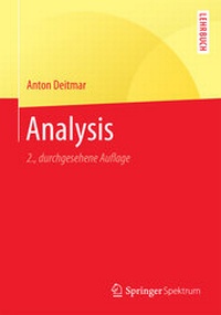 Enlarge image Cover: Analysis - Springer Spektrum