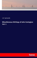 Cover: Miscellaneous Writings of John Conington Vol. 1 - Hansebooks