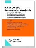 Cover: ICD-10-GM 2017 Systematisches Verzeichnis - Deutscher &Auml;rzteverlag