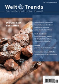 Enlarge image Cover: Die Gier nach Rohstoffen - WeltTrends