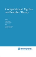 Bild: Computational Algebra and Number Theory - Springer