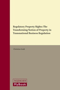 Enlarge image Cover: Regulatory Property Rights - Martinus Nijhoff