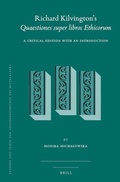 Cover: Richard Kilvington's Quaestiones super libros Ethicorum - Brill