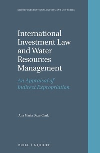 Bild: International Investment Law and Water Resources Management - Martinus Nijhoff