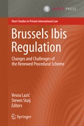 Cover: Brussels Ibis Regulation - T.M.C. Asser Press